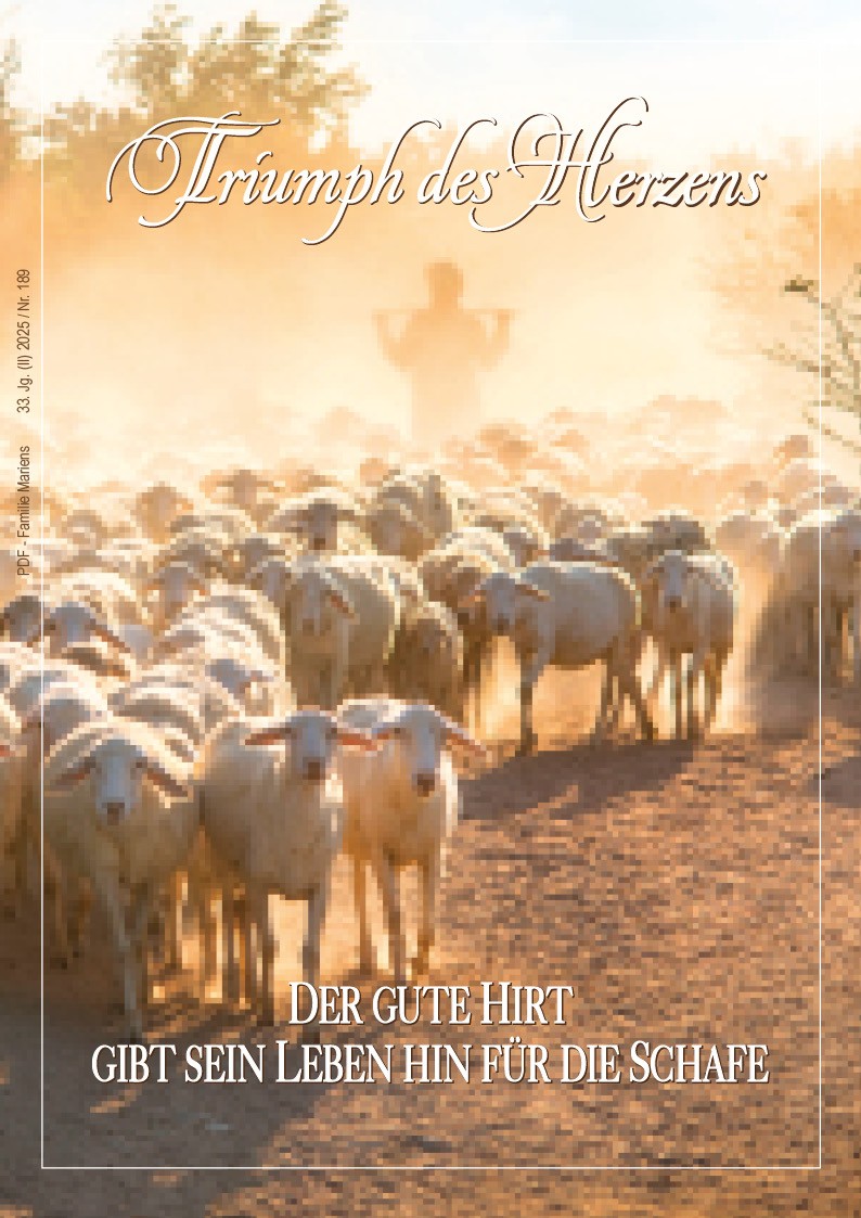 Der Gute Hirt gibt sein Leben hin für die Schafe