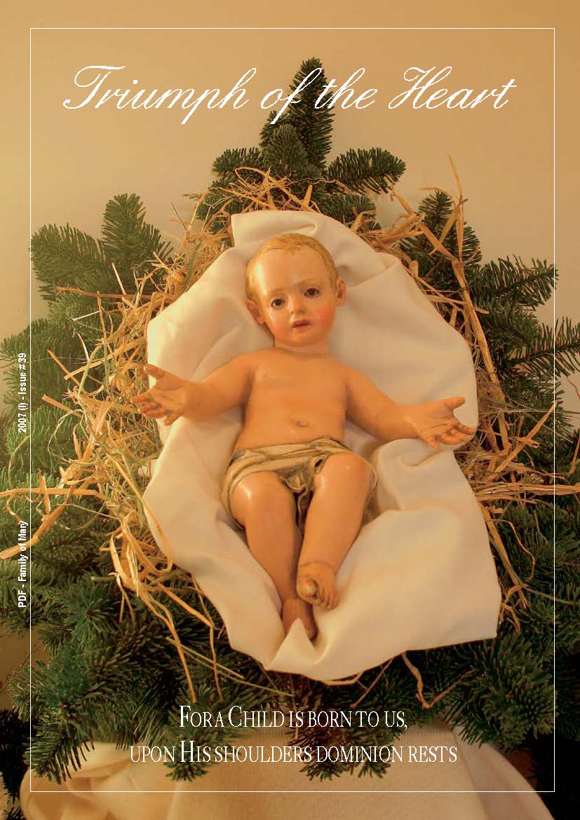 For A Child Is Born To Us, Upon His Shoulders Dominion Rests